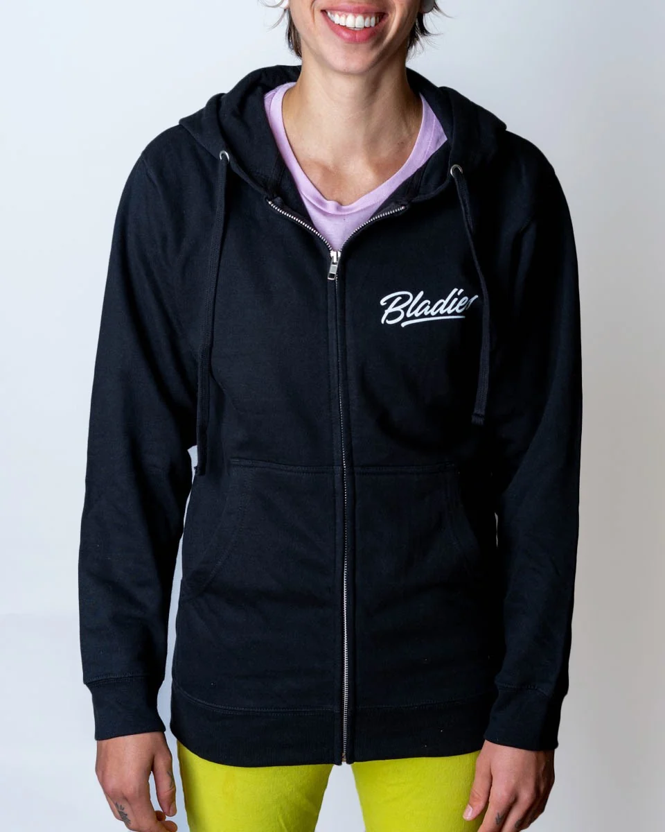 Bladies Shred zip hoodie - Image 2