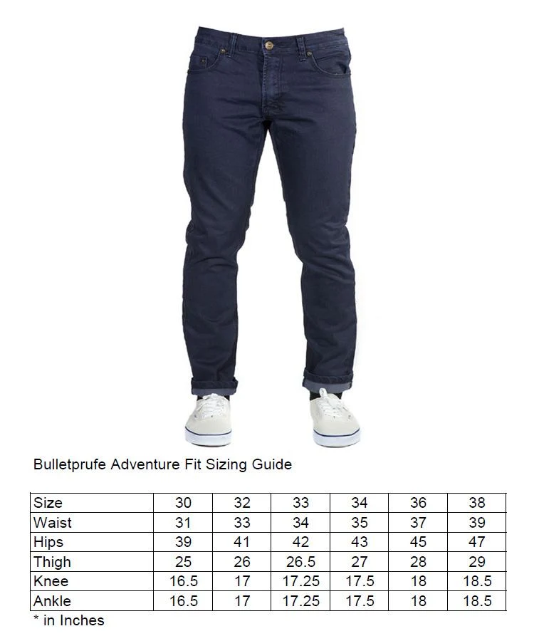 Bulletprufe Midnight Blue Denim adventure fit pants - Image 5