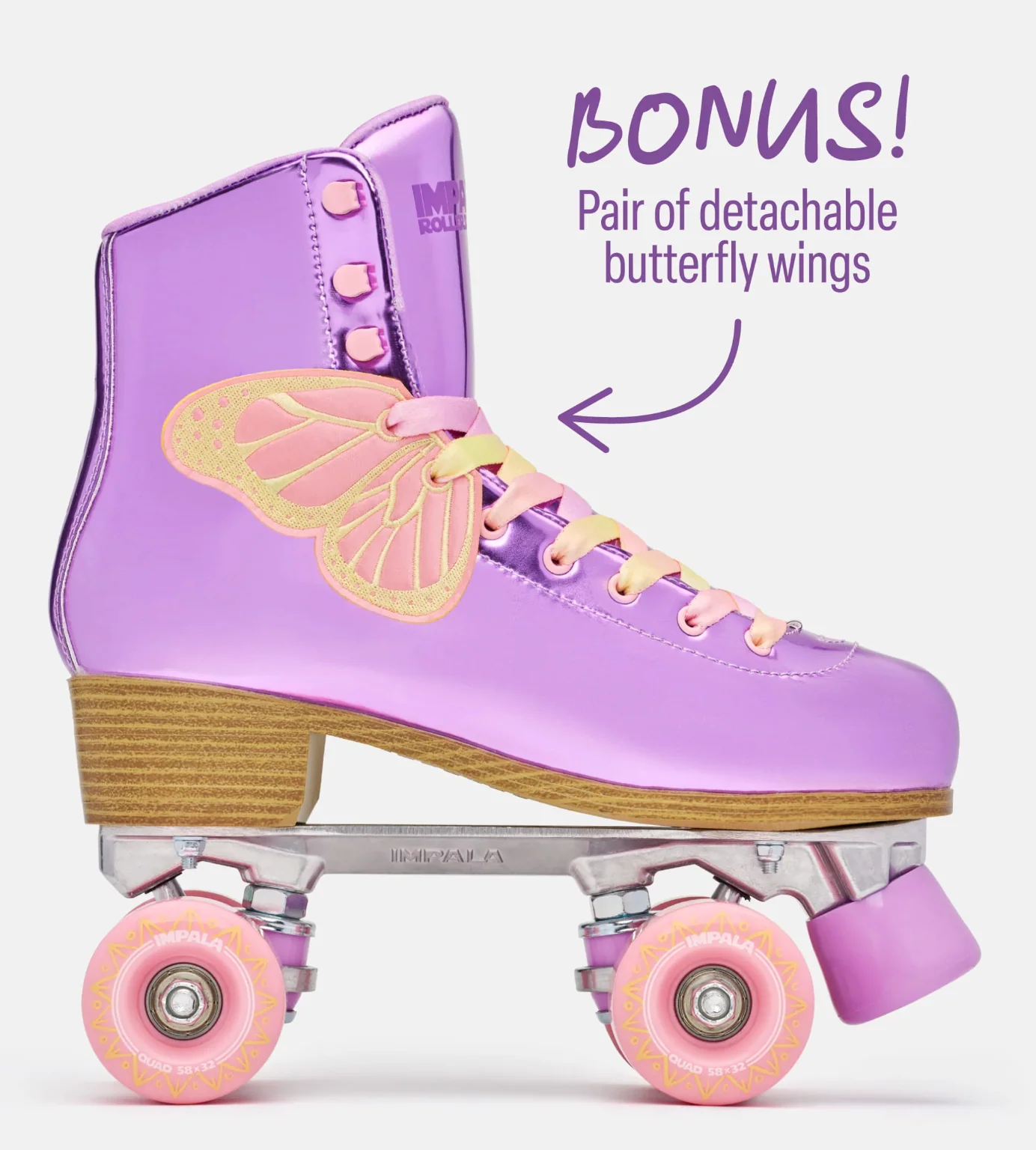Impala Lavender Flutter roller skates - Image 2
