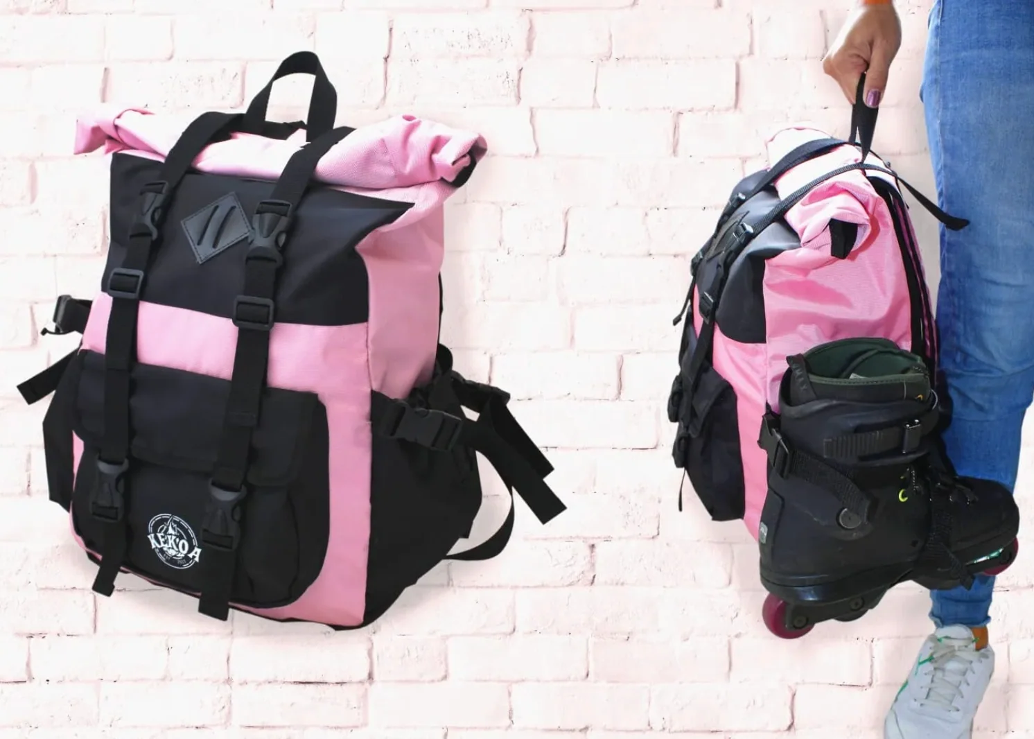 Kekoa Roll Top skate backpack - Image 5